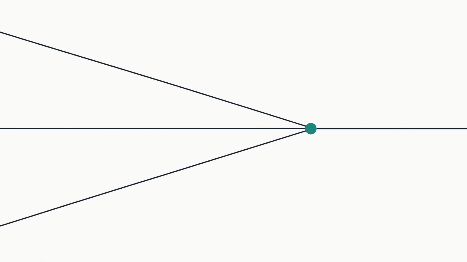 Three lines converging toward a single teal point on a light background, symbolizing regulatory convergence.